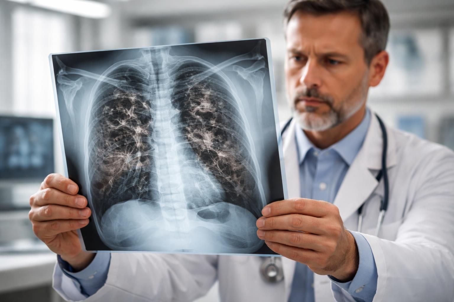 découvrez comment interpréter les résultats d'une radiographie des poumons chez un fumeur, comprendre les signes visibles et identifier les éventuelles complications pulmonaires liées au tabac.