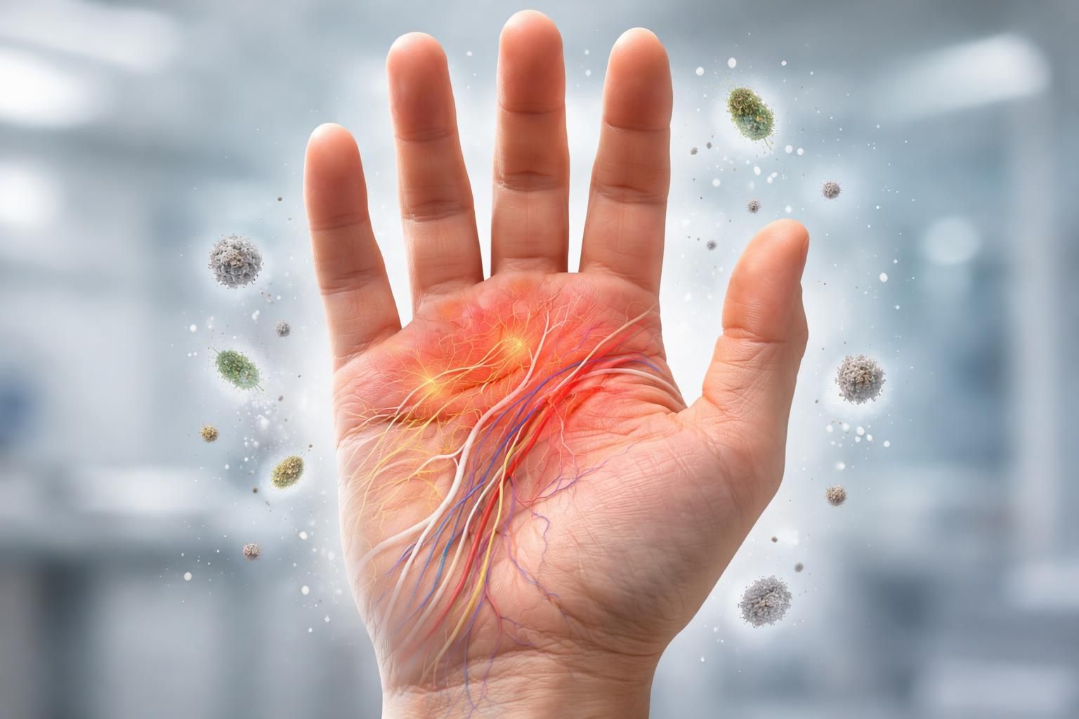 découvrez les causes médicales possibles d'une démangeaison interne à la main gauche, ses symptômes associés et les options de traitement recommandées.