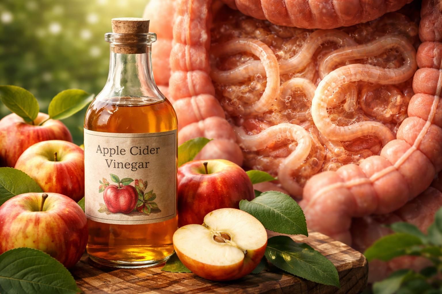 découvrez comment le vinaigre de cidre peut aider à combattre les vers intestinaux naturellement grâce à ses propriétés antifongiques et antibactériennes.