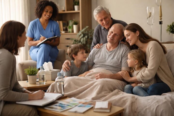 découvrez les ressources de soutien disponibles pour les familles confrontées à la fin de vie d'un proche atteint d'une tumeur au cerveau, afin d'accompagner au mieux cette période difficile.